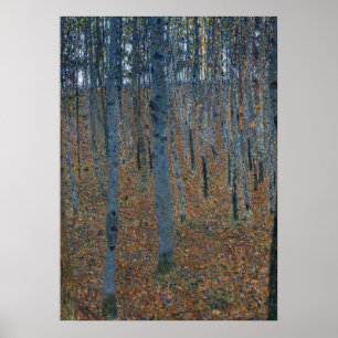 Beech Grove I von Gustav Klimt Painting Poster