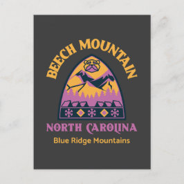 Beech Mountain North Carolina Postkarte