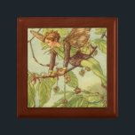 Beech Tree Fairy von Vision Studio Schmuckschachtel<br><div class="desc">Eine wunderbare Illustration einer geflügelten Fee,  die in einem Buchenbaum von Vision Studio steht. Das Stück sieht aus wie etwas aus einem Geschichtenbuch. Holen Sie sich jetzt Ihr Exemplar!</div>