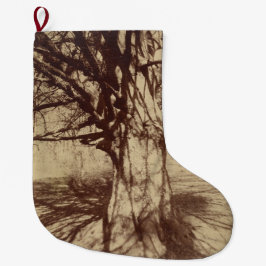 Beech Tree (von Eugène Atget) Großer Weihnachtsstrumpf