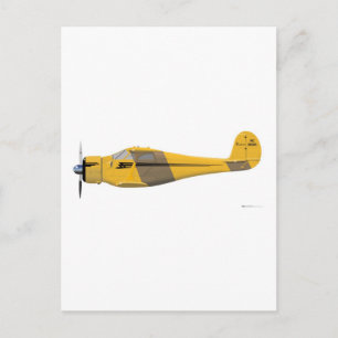 Beechcraft D-17 Staggerwing Postkarte