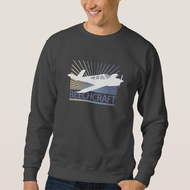 Beechcraft Flugzeuge Sweatshirt (Vorderseite)