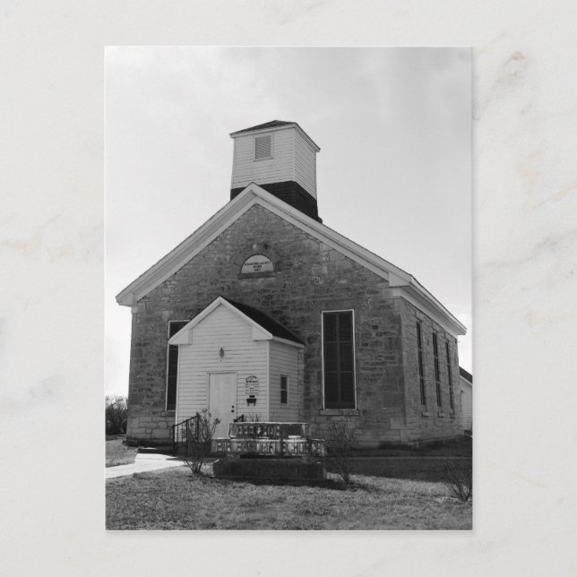 Beecher Bible and Rifle Church, Kansas Postkarte (Vorderseite)