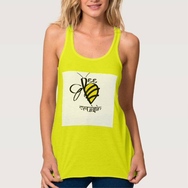 BeeCruisin Women's RacerBack Tank Top (Vorderseite)