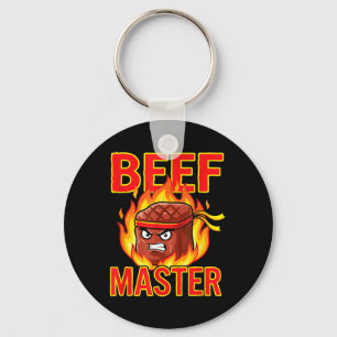 Beef Master Funny Steak Grilling Barbecue Schlüsselanhänger