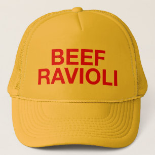 BEEF RAVIOLI Spaß Slogan LKW-Hut Truckerkappe