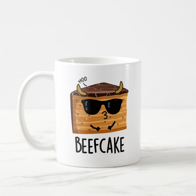 Beefcake Funny Cake Pub Kaffeetasse (Links)