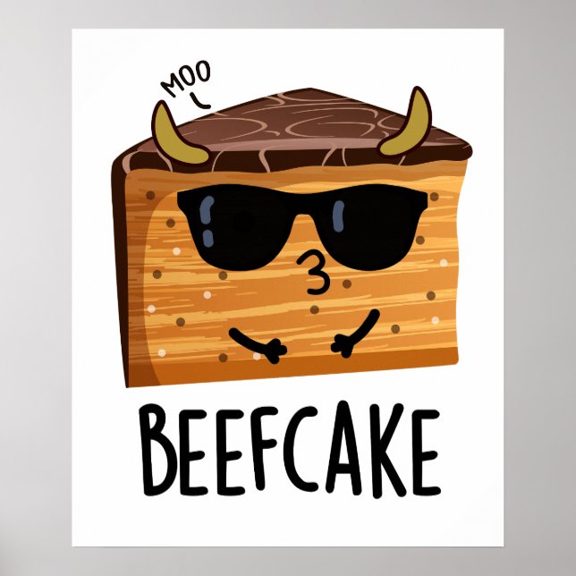 Beefcake Funny Cake Pub Poster (Vorne)