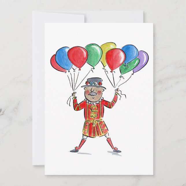 Beefeater Einladung (Vorderseite)