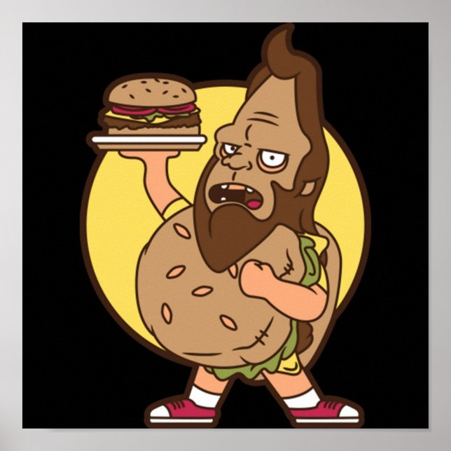 Beefsquatch Big Boy TShirt Poster (Vorne)