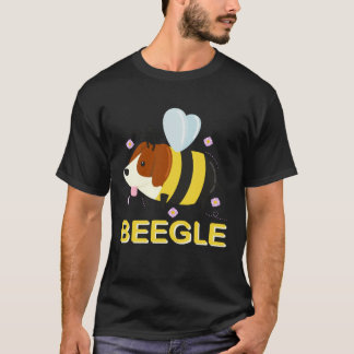 Beegle Beagle Bee Dog Pun Cute T-Shirt