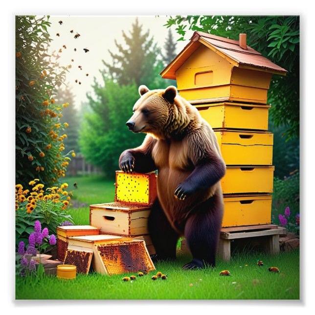 Beehive Bear Foto (Vorne)