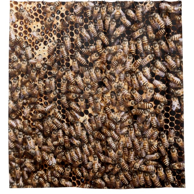 BEEHIVE DUSCHVORHANG (Vorderseite)