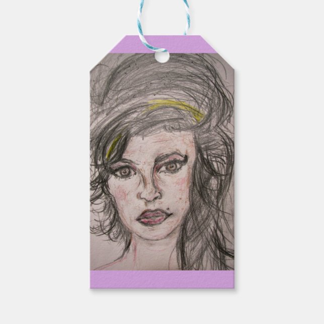 Beehive Girl Geschenkanhänger (Vorderseite)