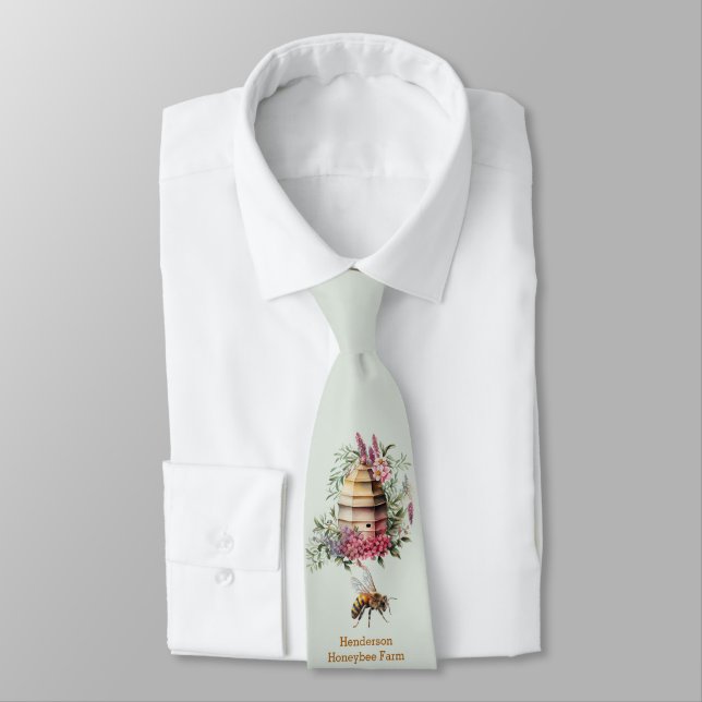 Beehive Honeybee Business Neck Tie Krawatte (Gebunden)
