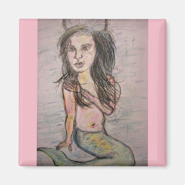 Beehive Mermaid Magnet (Vorne)