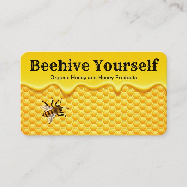 Beehive Yourself Business Card Visitenkarte (Vorderseite)