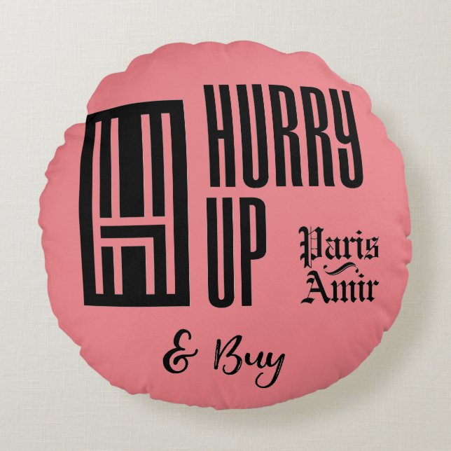 Beeil Buy Kissen (Vorderseite)