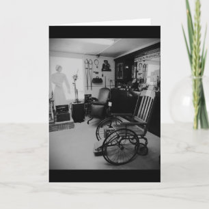 "Beeile dich und warte" Grußkarte zur Genesung Karte