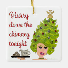 Beeilen Sie sich mit dem Weihnachtsfest im Schorns Keramikornament