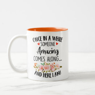 Beeindruckend, ab und zu kommt jemand phantastisch zweifarbige tasse