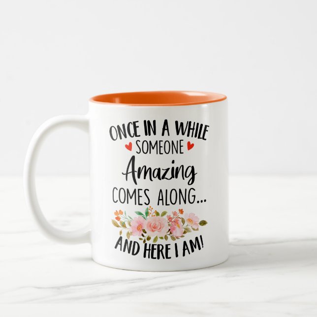 Beeindruckend, ab und zu kommt jemand phantastisch zweifarbige tasse (Links)