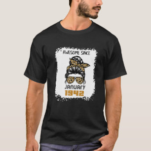 Beeindruckend Seit Januar 1942 80. Geburtstag Unor T-Shirt
