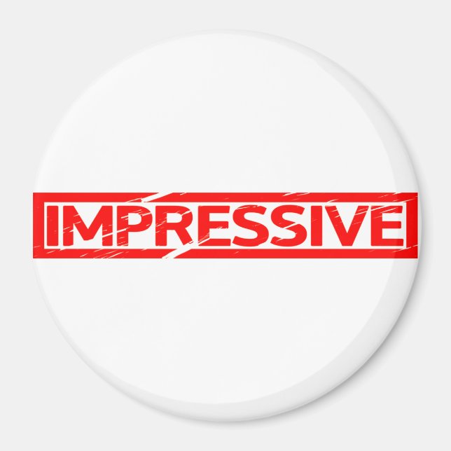 Beeindruckende Briefmarke Magnet (Vorne)