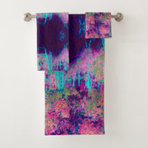 Beeindruckende Lila und heiß rosa Landschaft