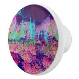 Beeindruckende Lila und heiß rosa Landschaft Keramikknauf