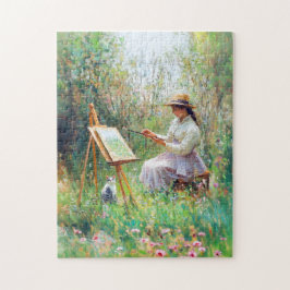 Beeindruckende Ölmalerei neben der Außenhaut Puzzle