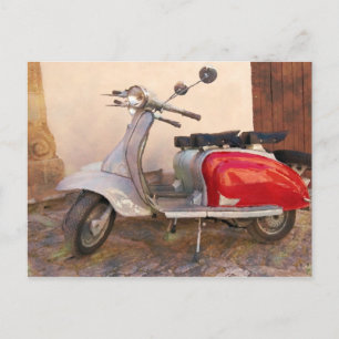 Beeindruckender Scooter Postkarte