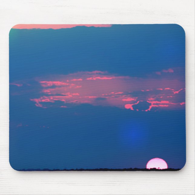 Beeindruckender Sonnenuntergang von der Maus-Pad z Mousepad (Vorne)