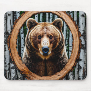 Beeindruckendes Bärenporträt Mousepad