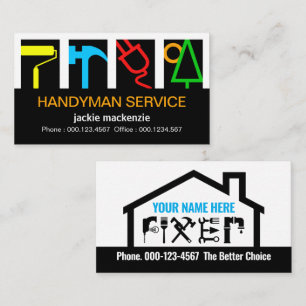 Beeindruckendes Bau-Service-Logo Konstruktion Visitenkarte