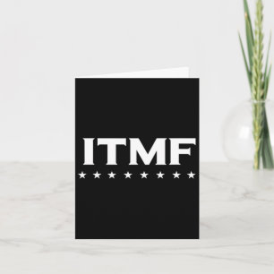 Beeinflussen Sie das liberale T-Shirt des IWF ITMF Karte