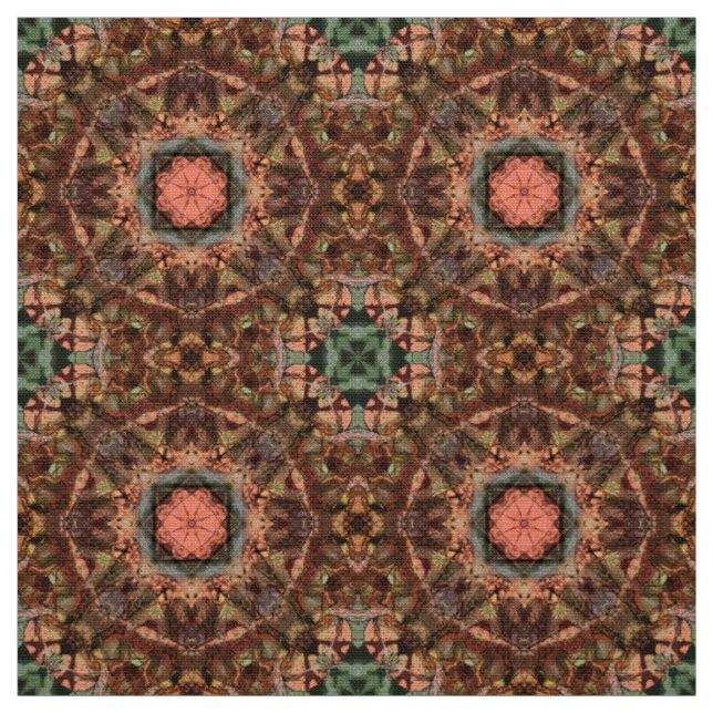 Beeinflußte Stern-OstMandala und Kreuz-Fliese Stoff (Muster)