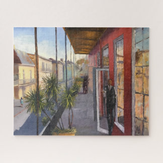 Beeinonistic New Orleans Balcony Scene Painting Puzzle