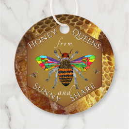 Beekeeper Apiary Honey Jar Favor Tags Geschenkanhänger