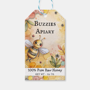 Beekeeper Apiary Honey Jar Tags Geschenkanhänger