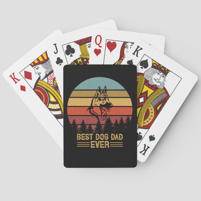 Beekeeper Art Bester Vater Spielkarten (Rückseite)