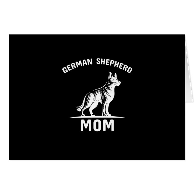 Beekeeper Art German Shepherd Mommy (Vorderseite (Horizontal))