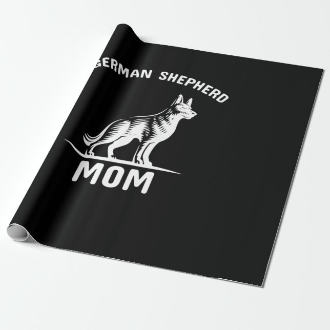Beekeeper Art German Shepherd Mommy Geschenkpapier (Ungerollt)