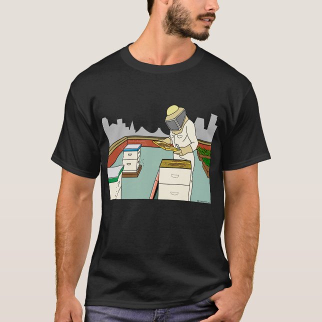 Beekeeper auf dem Dach - T - Shirt (Vorderseite)