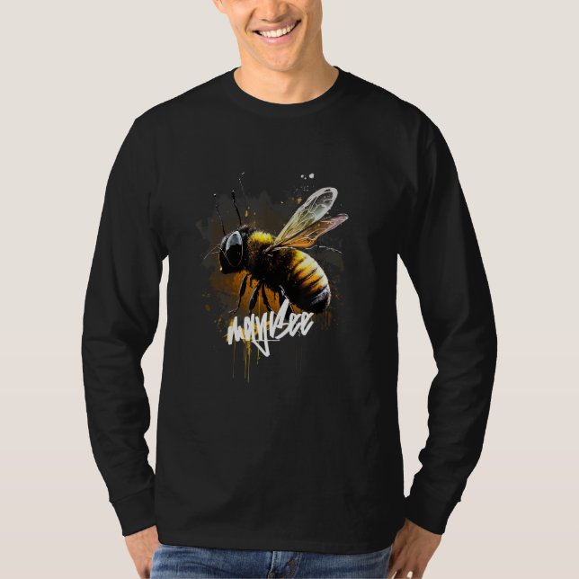 Beekeeper Beekeeping Honey Apiarist Honeycomb Bee  T-Shirt (Vorderseite)