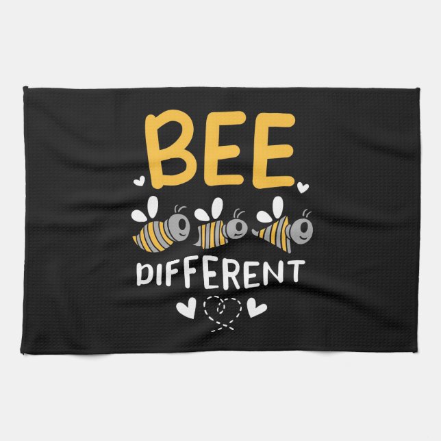 Beekeeper Gift | Bee Different Geschirrtuch (Horizontal)