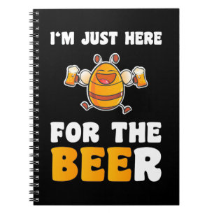 Beekeeper Gift   I Am Just Here For The Bees Notizblock