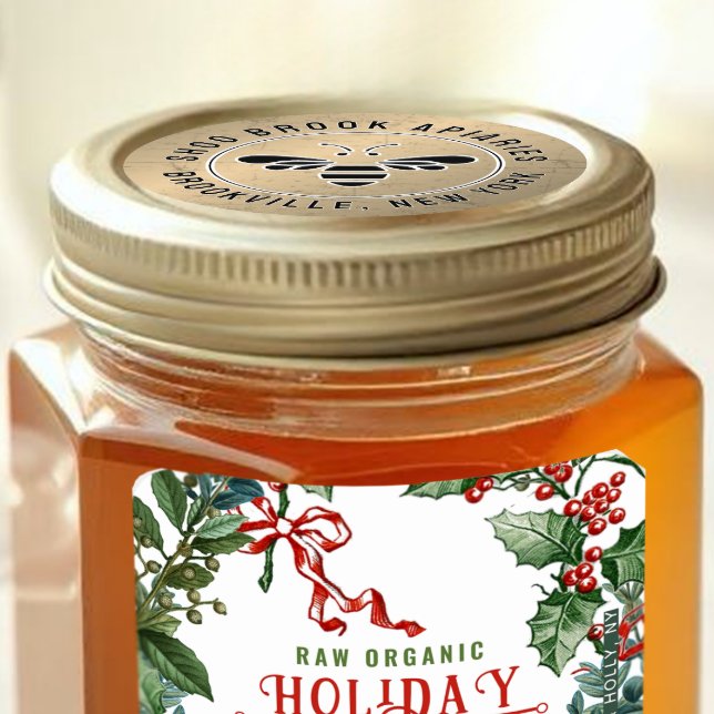 Beekeeper Honeybee Apiary Product Runder Aufkleber (Von Creator hochgeladen)