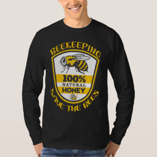 Beekeeping Save The Bees Quote T-Shirt
