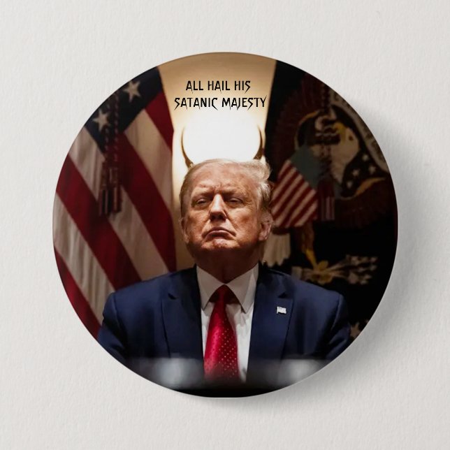 Beelzetrump Button (Vorderseite)